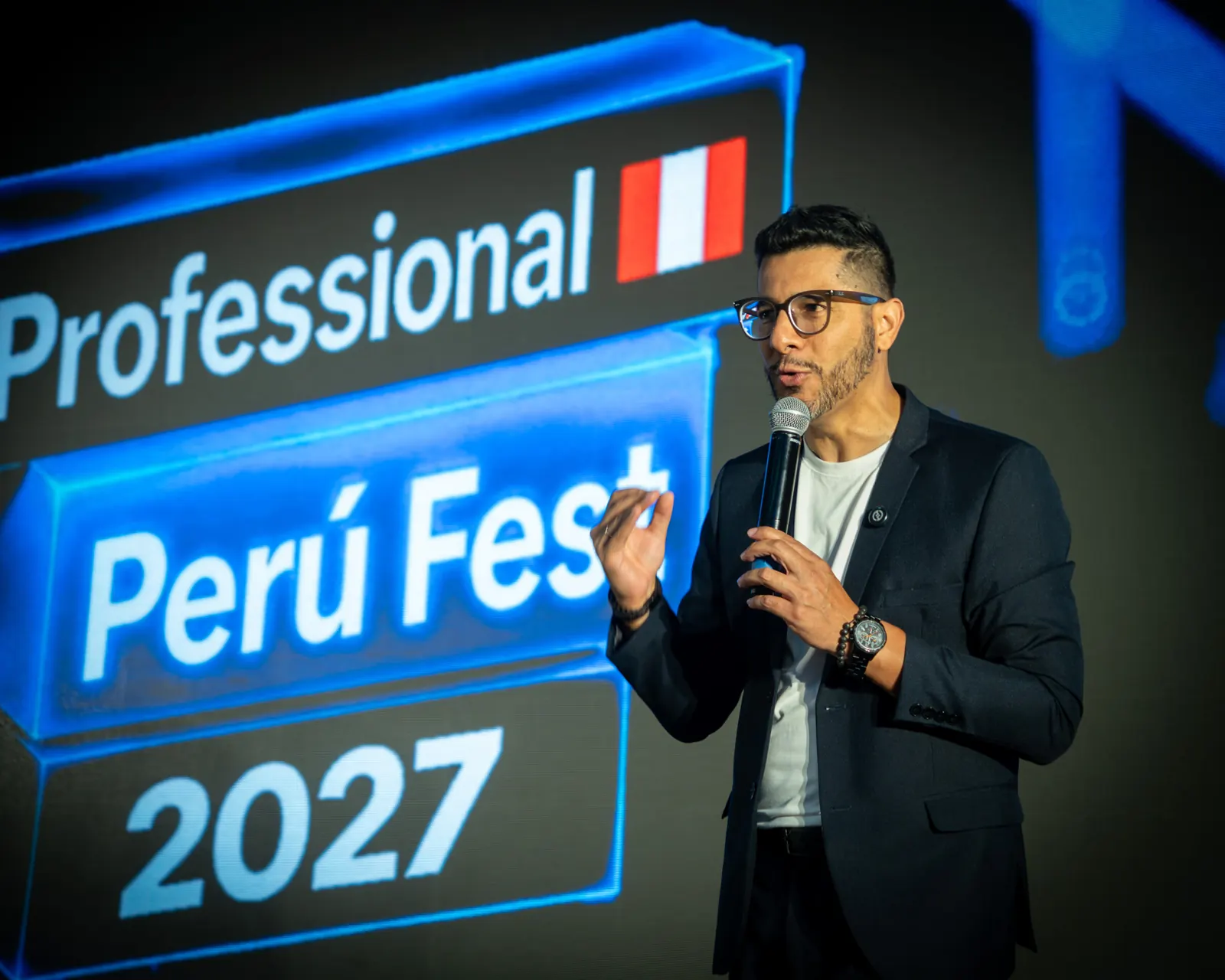 Anuncio en vivo del Professional Perú Fest 2027
