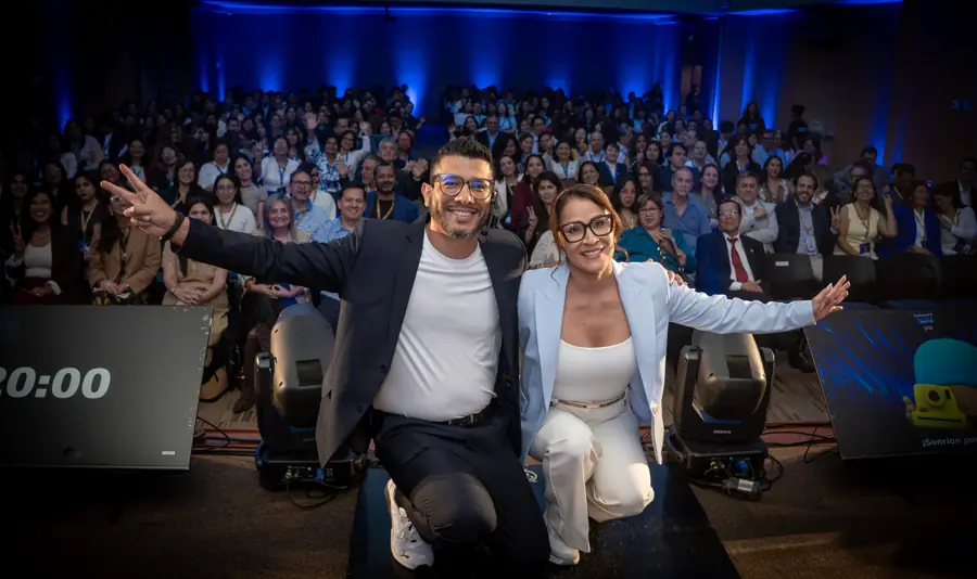 Juanjo Dongo y Lelia Orbegoso, creadores del Professional Perú Fest, con más de 500 asistentes