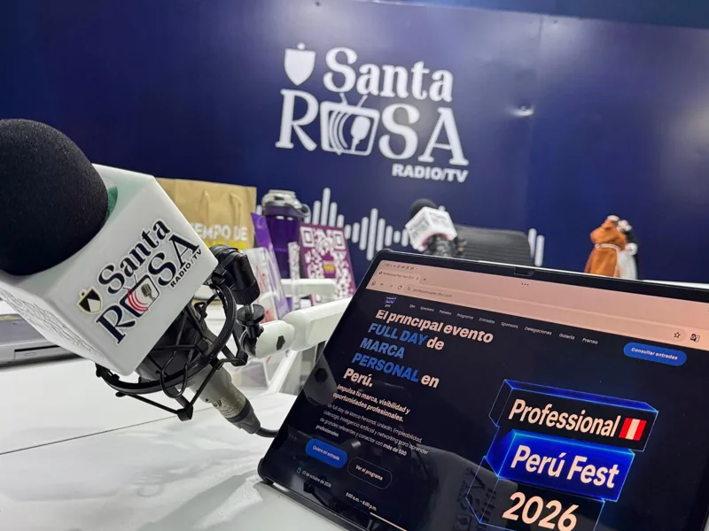 Captura: Radio Santa Rosa — El principal evento de marca personal del Perú, en Radio Santa Rosa